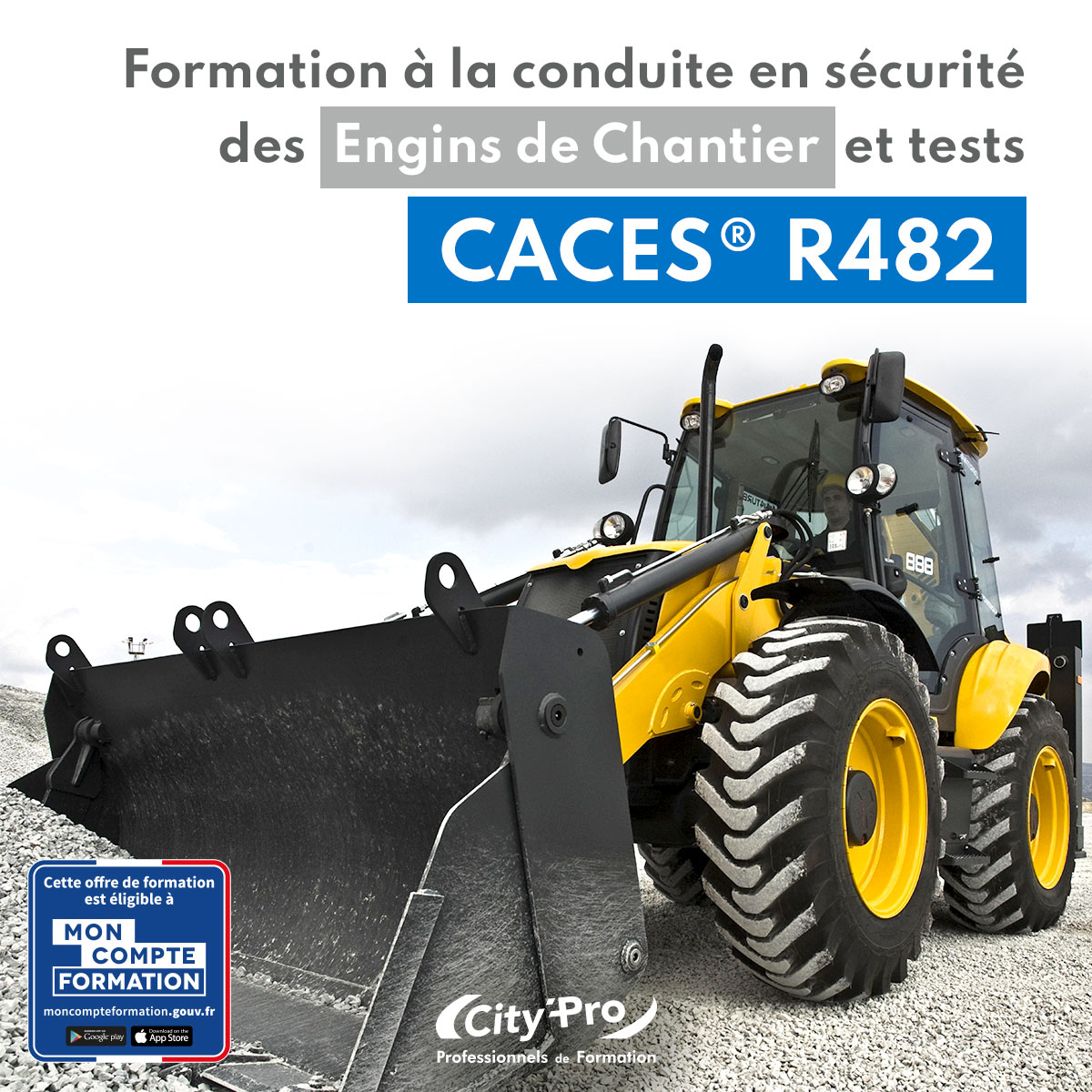 CACES® R482 - Engins De Chantier De Travaux Publics